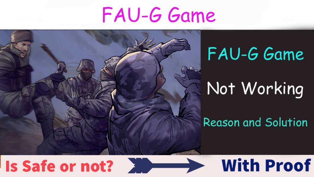 FAUG Game Not Working