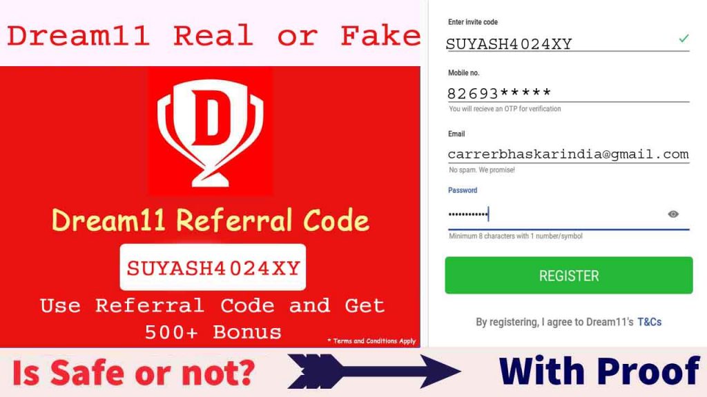 Dream 11 Real or Fake