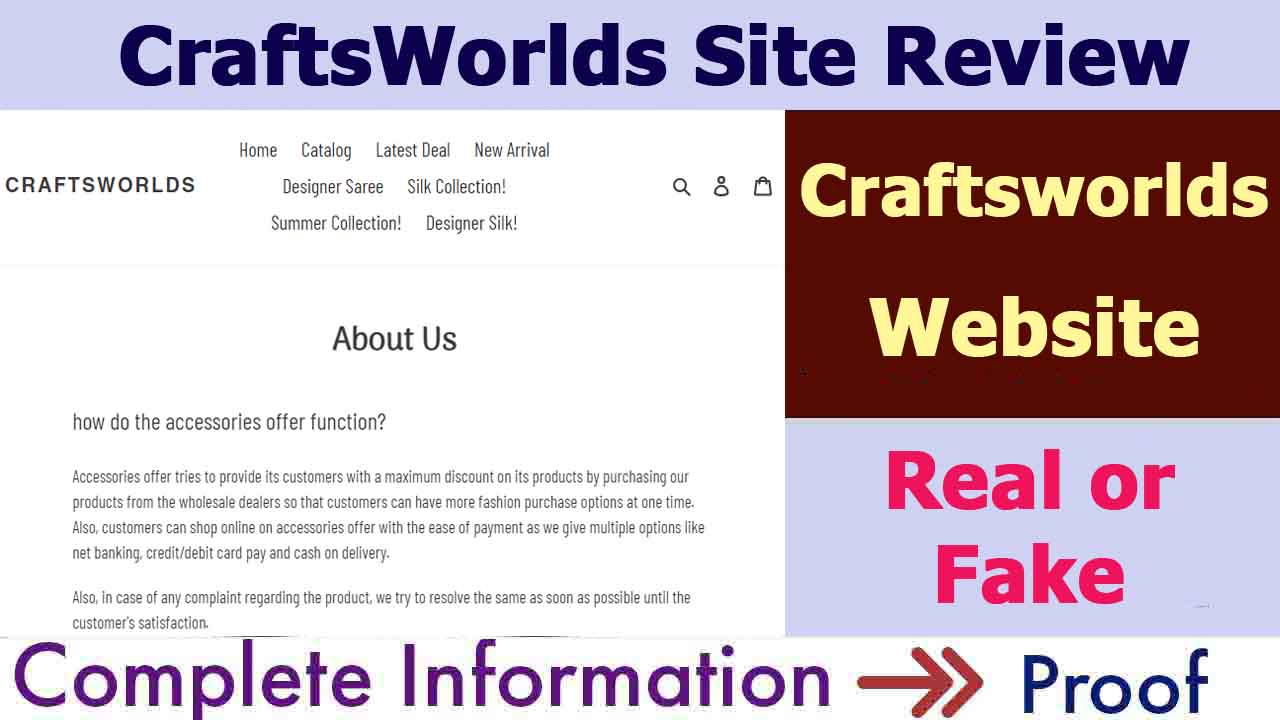 Crafts Worlds Site