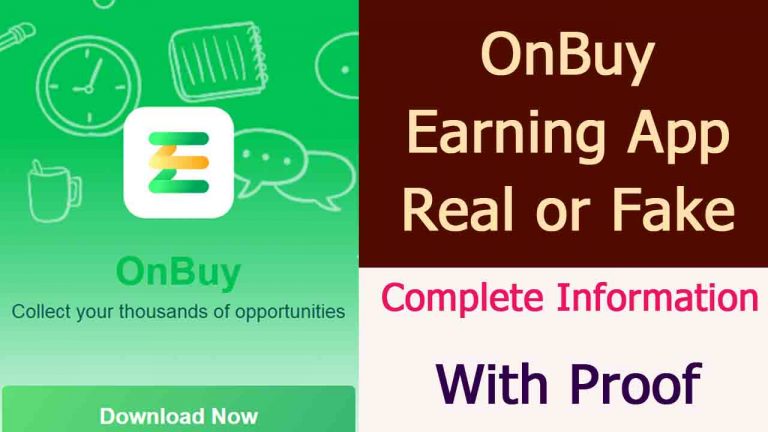 OnBuy Earning App Real Or Fake Complete Review