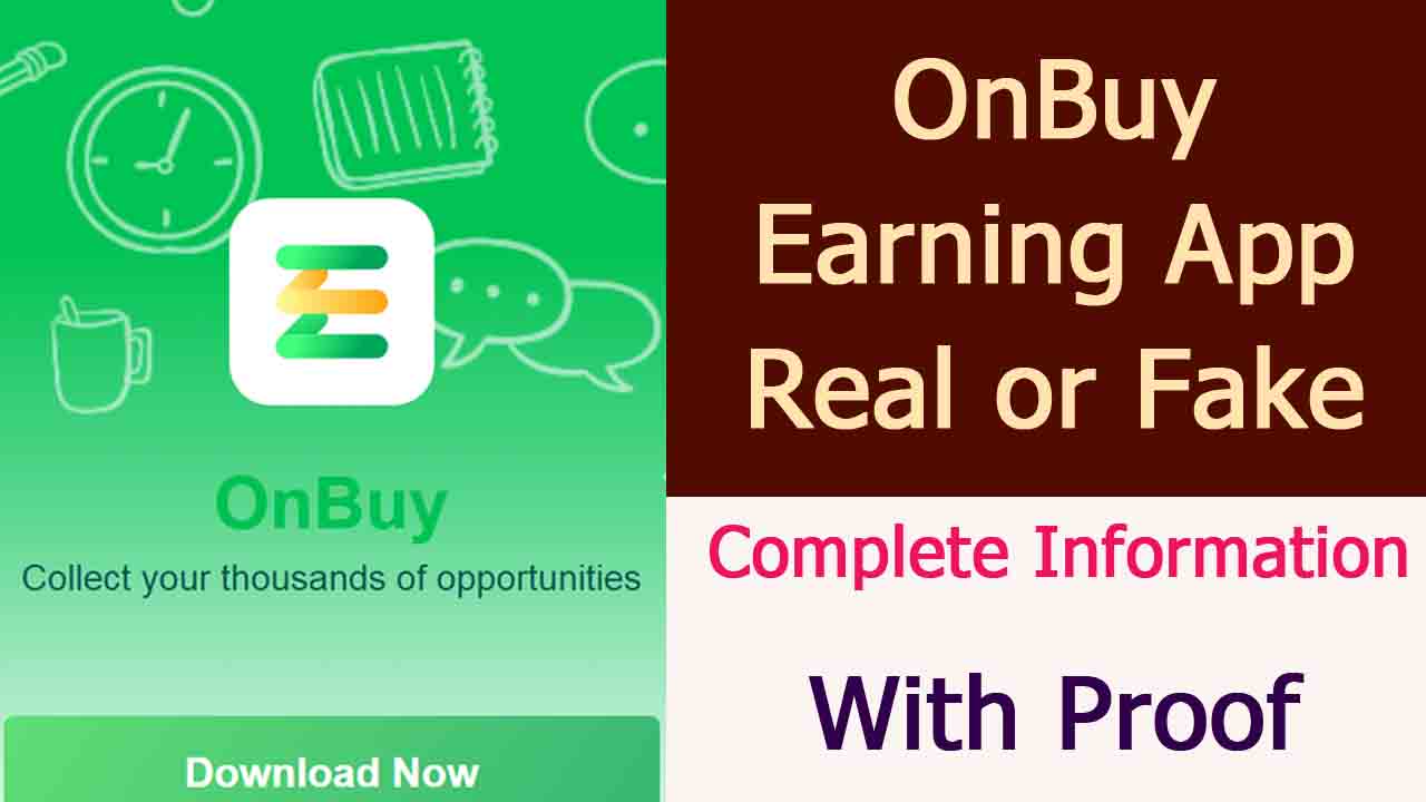 Onbuy Earning App Review