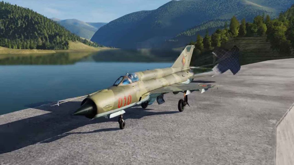 MIG Landing on DAM video