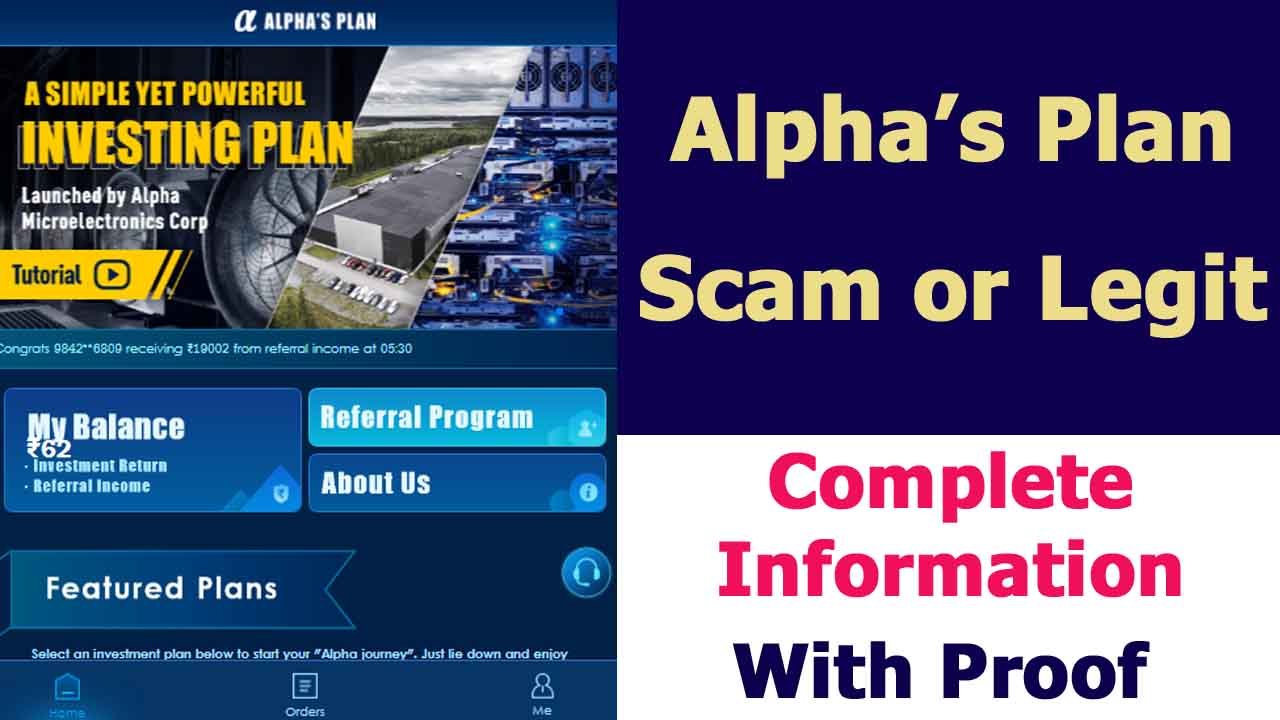 Alphas Plan App Review