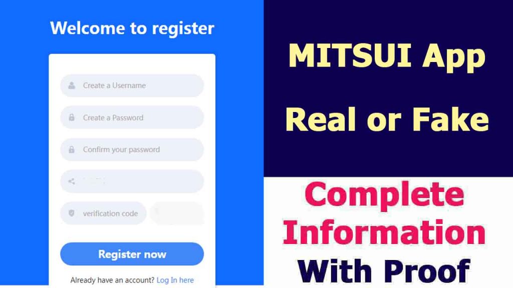 MITSUI App Real or Fake